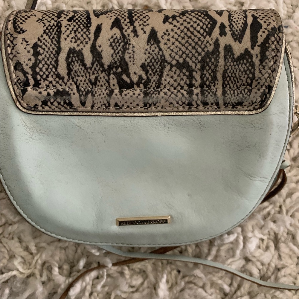 Rebecca Minkoff Mini Sydney Python Crossbody Bag - image 2